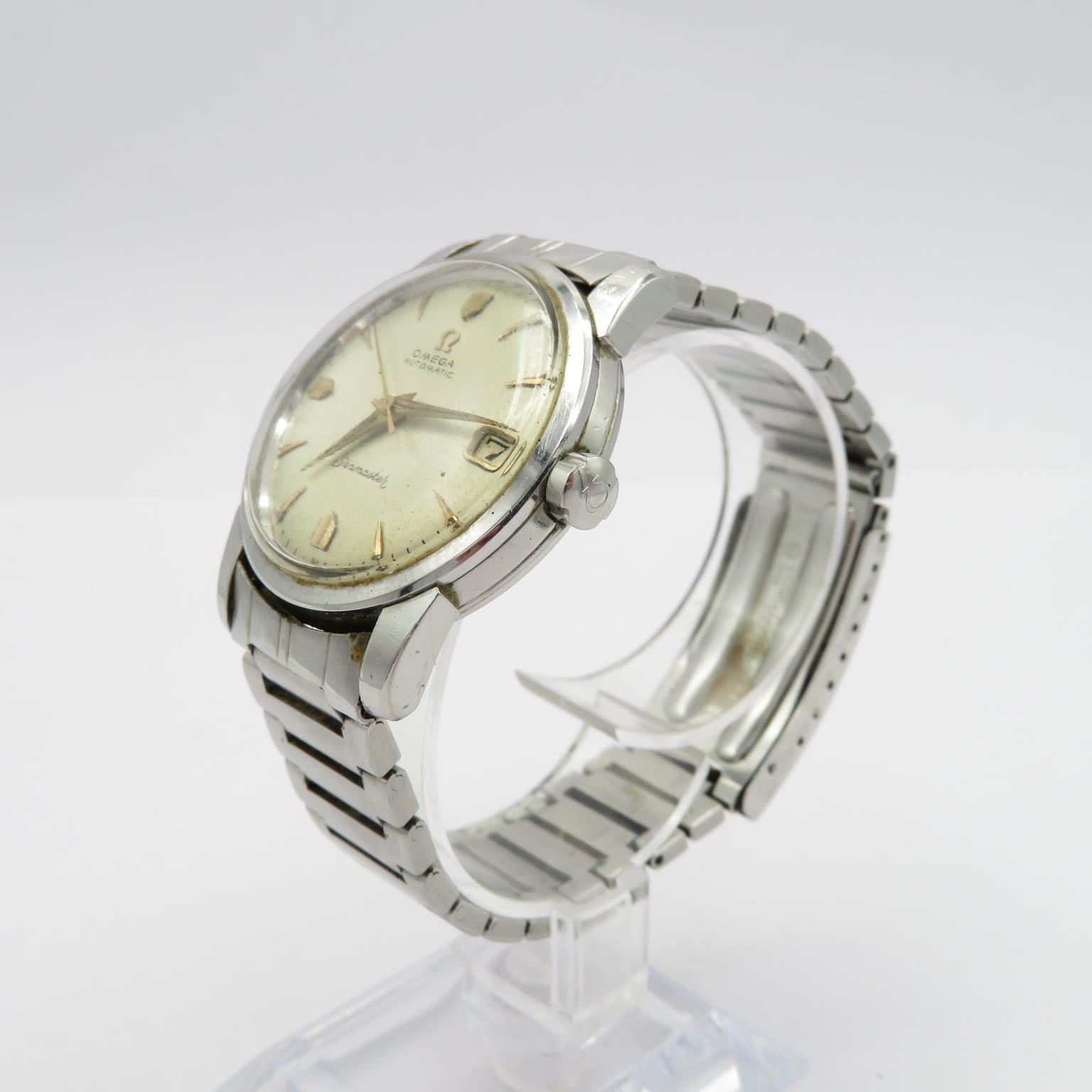 Omega Seamaster Gents vintage stainless stell wristwatch automatic working Omega calibre 503 20 - Image 3 of 9