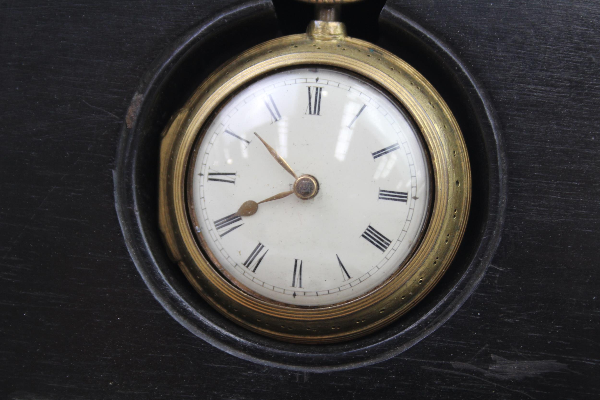 Antique Fusee Pair Cased POCKET WATCH Key Wind WORKING - Antique Fusee Pair Cased Pocket Watch - Image 3 of 11