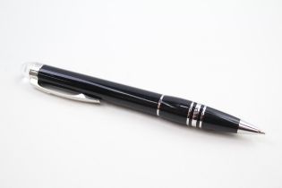 Montblanc Starwalker Propelling Pencil Black Casing Chrome Banding - w/ Personal Engraving to Cap