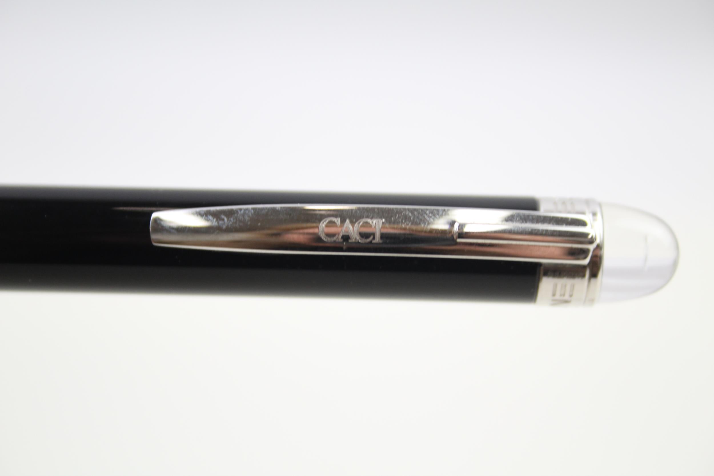 Montblanc Starwalker Propelling Pencil Black Casing Chrome Banding - w/ Personal Engraving to Cap - Image 5 of 9