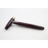 Vintage SHEAFFERF PFM Pen For Men Burgundy Fountain Pen w/ 14ct Nib WRITING - Dip Tested & WRITING