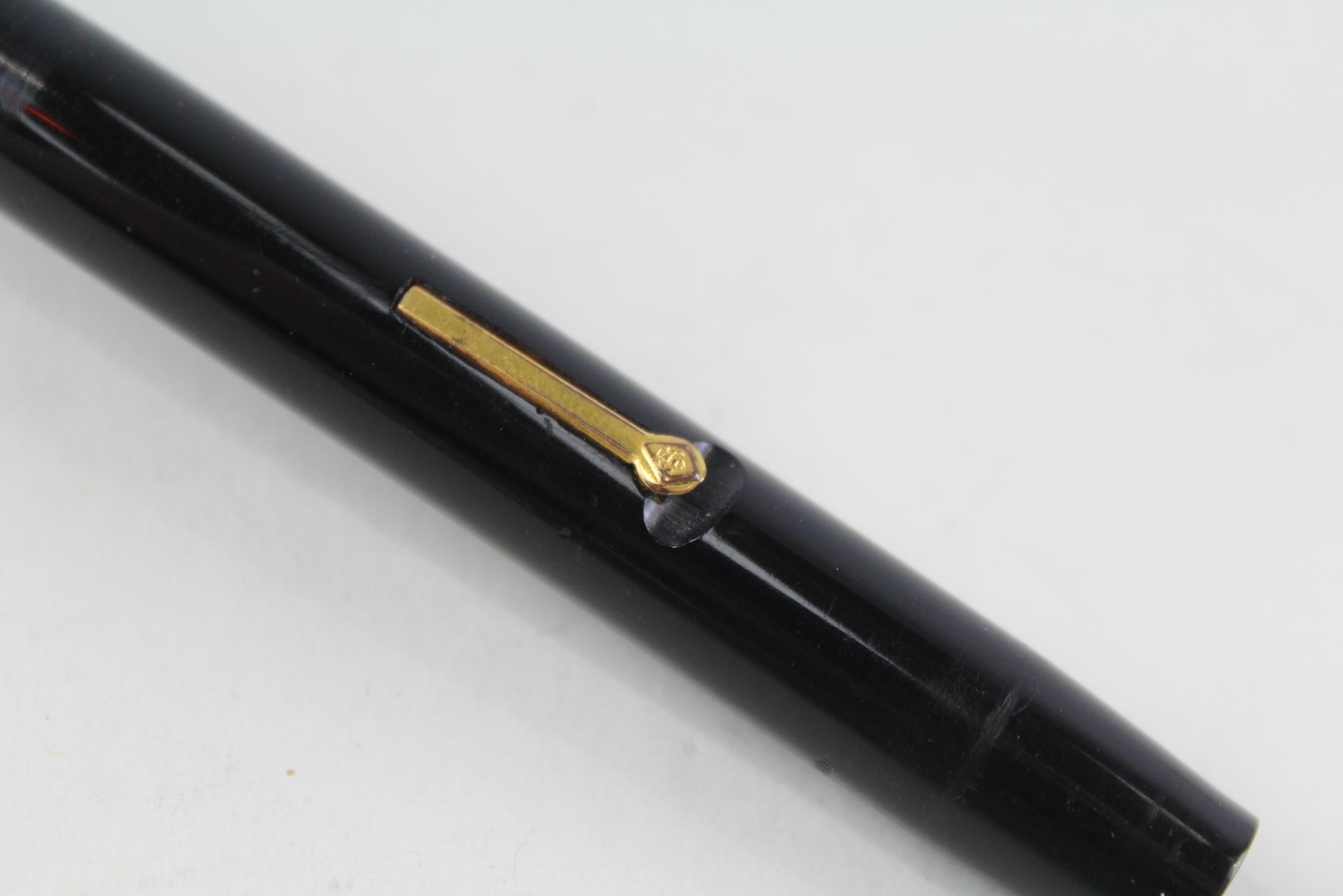 Vintage CONWAY STEWART No.286 Black Cased Fountain Pen w/ 14ct Gold Nib WRITING - Dip Tested & - Image 4 of 4