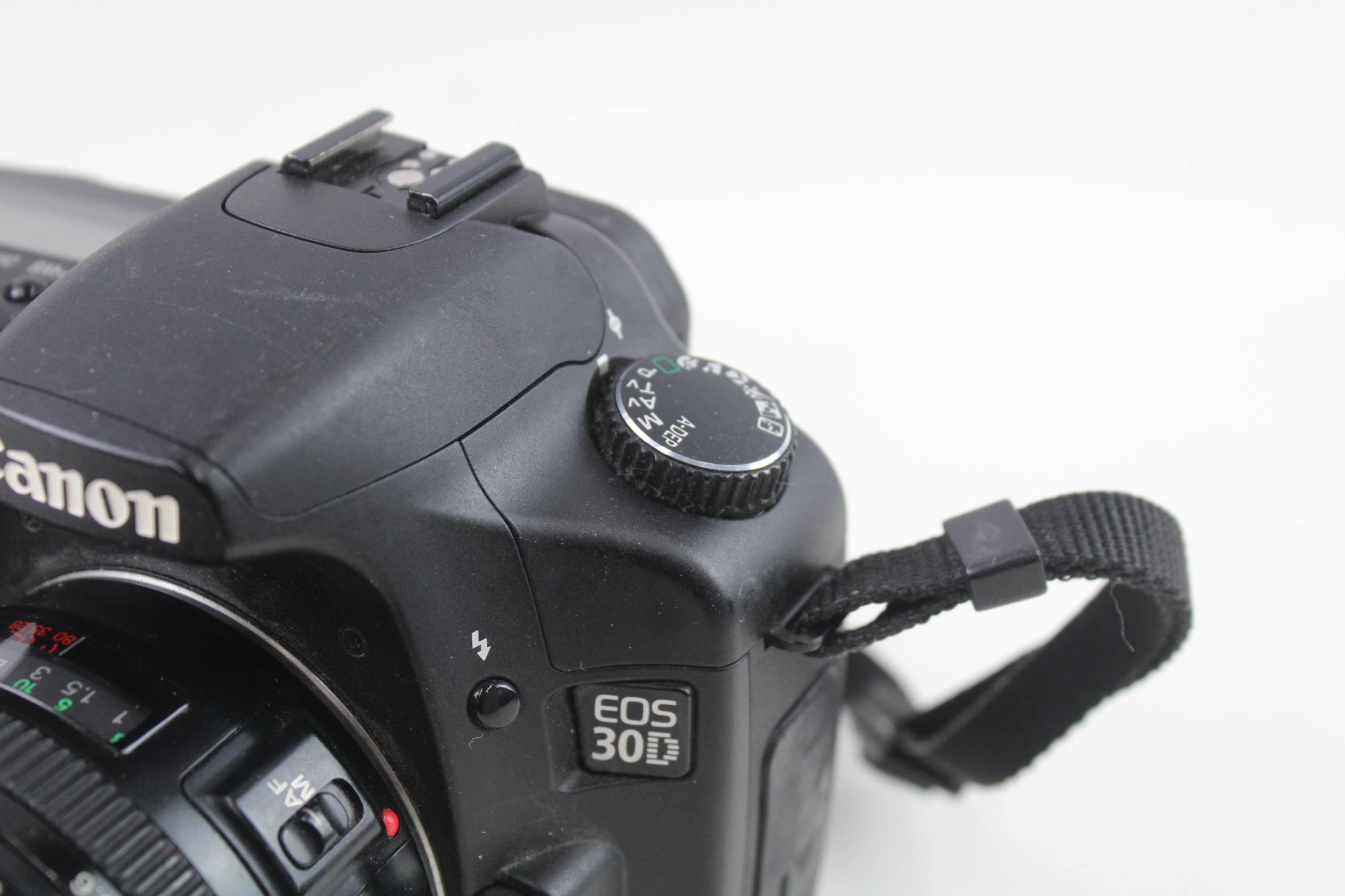 Canon EOS 30D DSLR Digital Camera Working w/ Canon EF 28-80mm F/3.5-5.6 - Canon EOS 30D DSLR Digital - Image 4 of 8