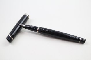 SHEAFFER Imperial Black Cased Fountain Pen w/ 14ct White Gold Nib WRITING - Dip Tested & WRITING