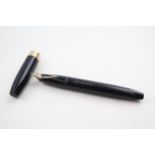 Chalk Marked SHEAFFERF PFM Pen For Men Black Fountain Pen 14ct Nib WRITING - Dip Tested & WRITING In