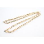A gold tone chain necklace by Christian Dior (g)