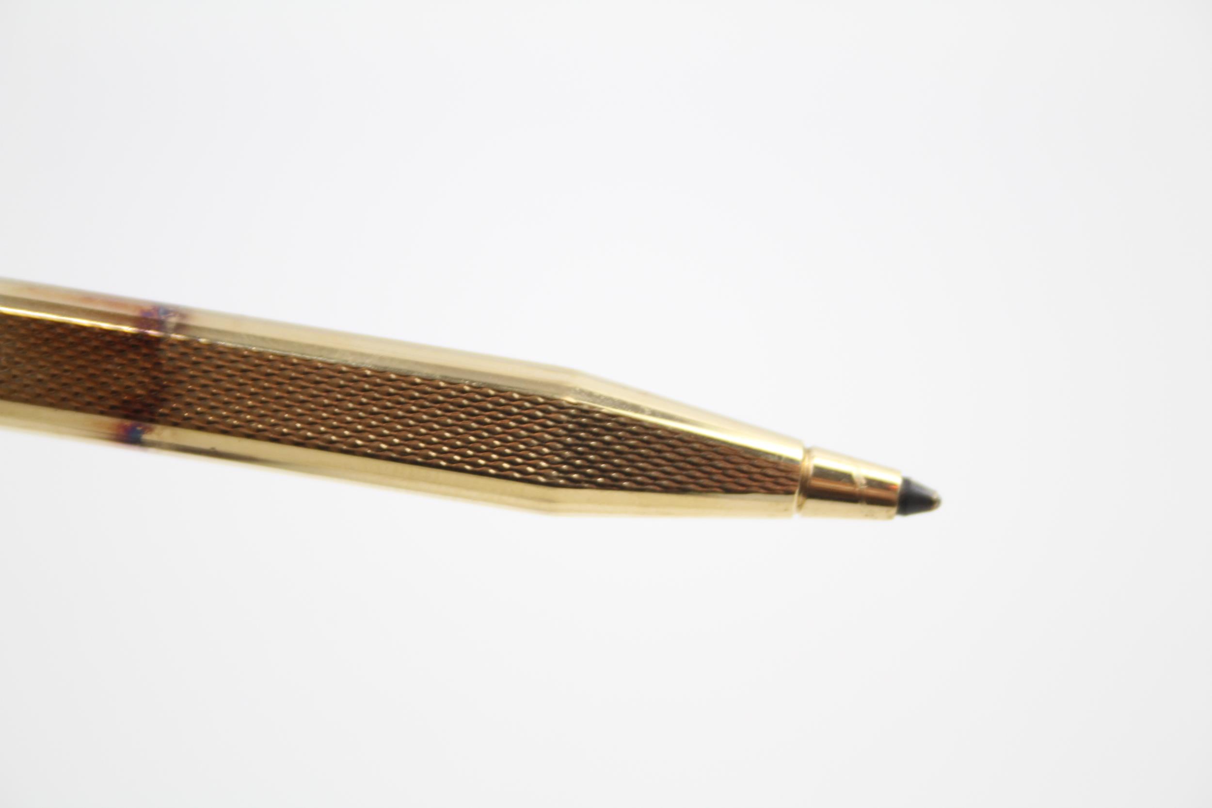 Vintage DUNHILL Gold Plated Ballpoint Biro Pen w/ .925 Sterling Silver Cap (29g) - WRITING In - Image 4 of 8