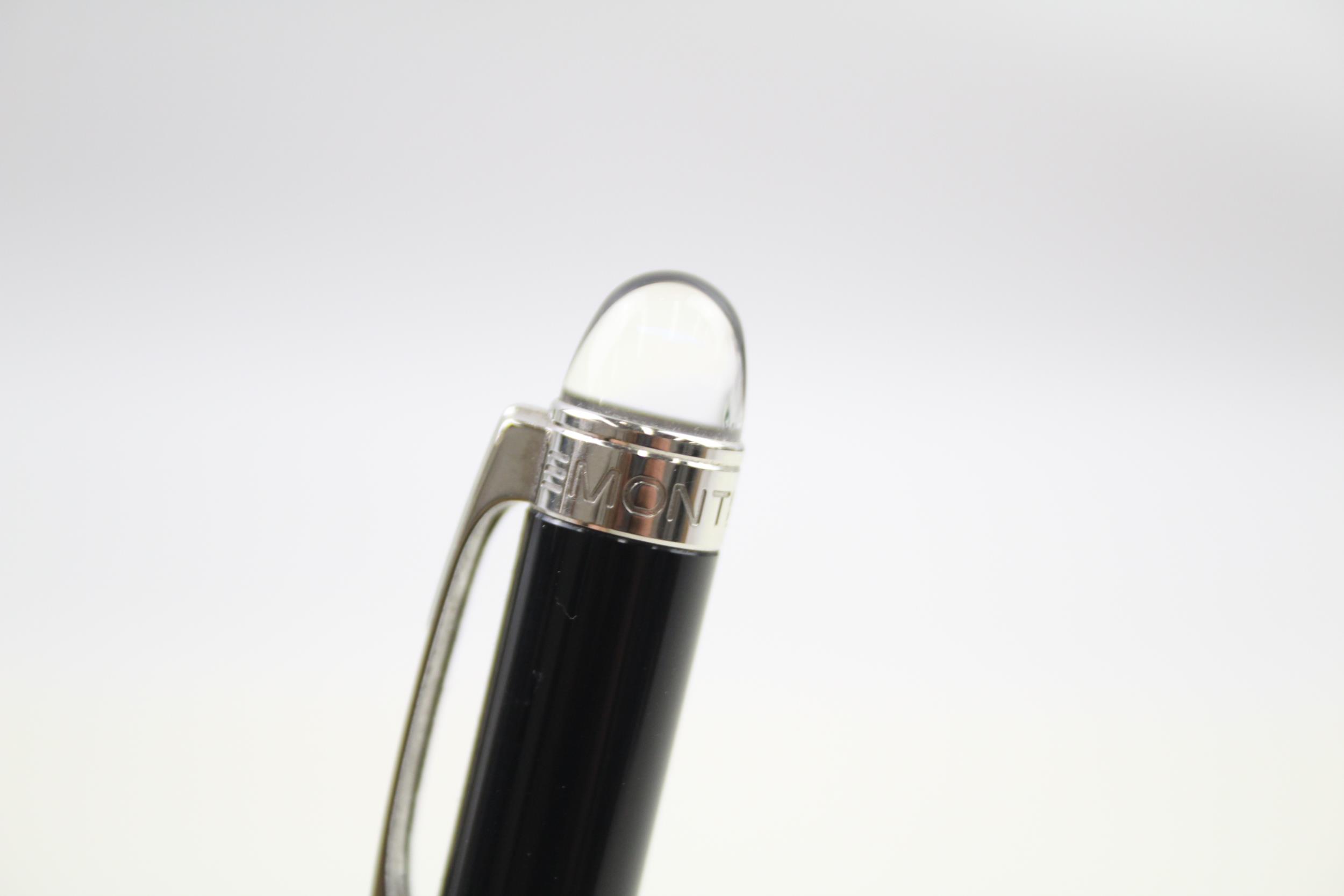 Montblanc Starwalker Propelling Pencil Black Casing Chrome Banding - w/ Personal Engraving to Cap - Image 7 of 9