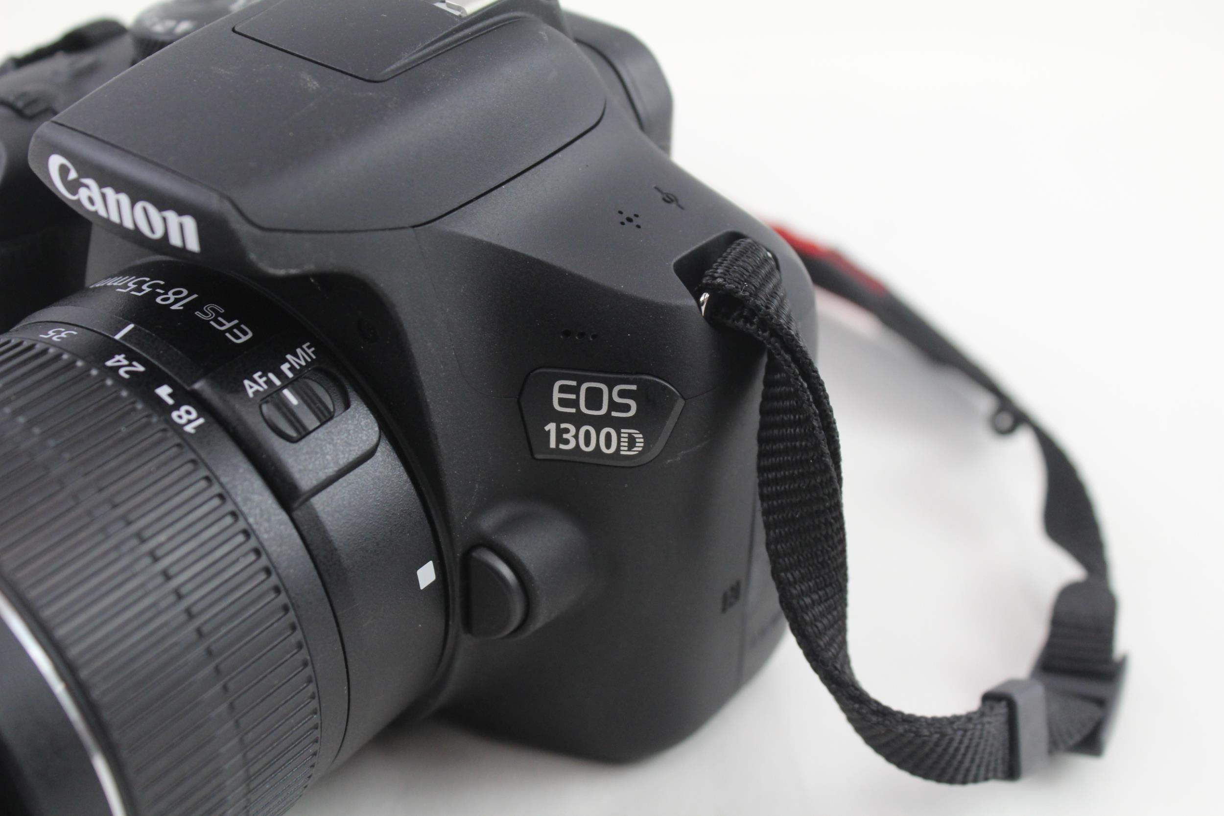 Canon EOS 1300D DSLR Digital Camera Working w/ Canon EF-S 18-55mm F/3.5-5.6 III - Canon EOS 1300D - Image 4 of 6