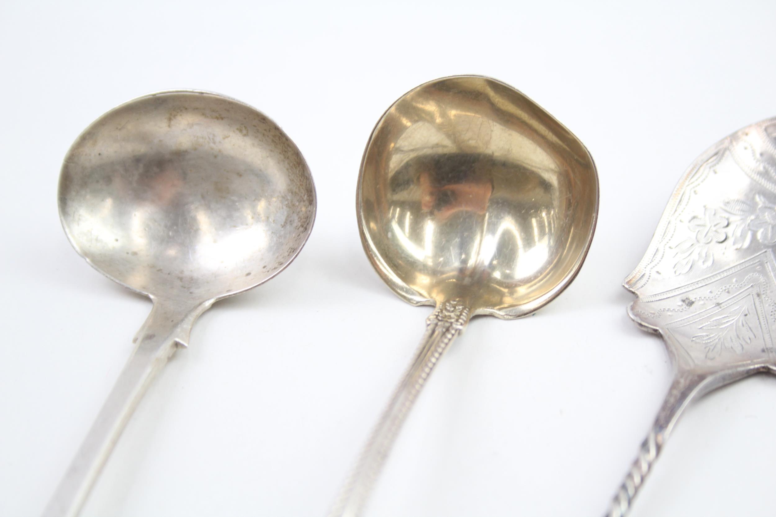 9 x Antique Vintage HM .925 Sterling Silver Spoons Inc Bottom Marked Etc (100g) - In antique / - Image 2 of 7