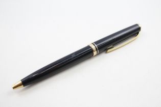 Montblanc Generation Ballpoint Pen Biro Black Casing Gold Plate Banding Writing - WRITING In
