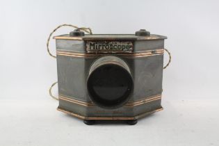 Antique Mirrorscope Projector 1911 - Antique Mirrorscope Projector 1911 No Latch On Back Bulb