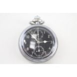 Hamilton Up / Down Chronograph WW2 POCKET WATCH Hand-Wind WORKING - Hamilton Up / Down Chronograph