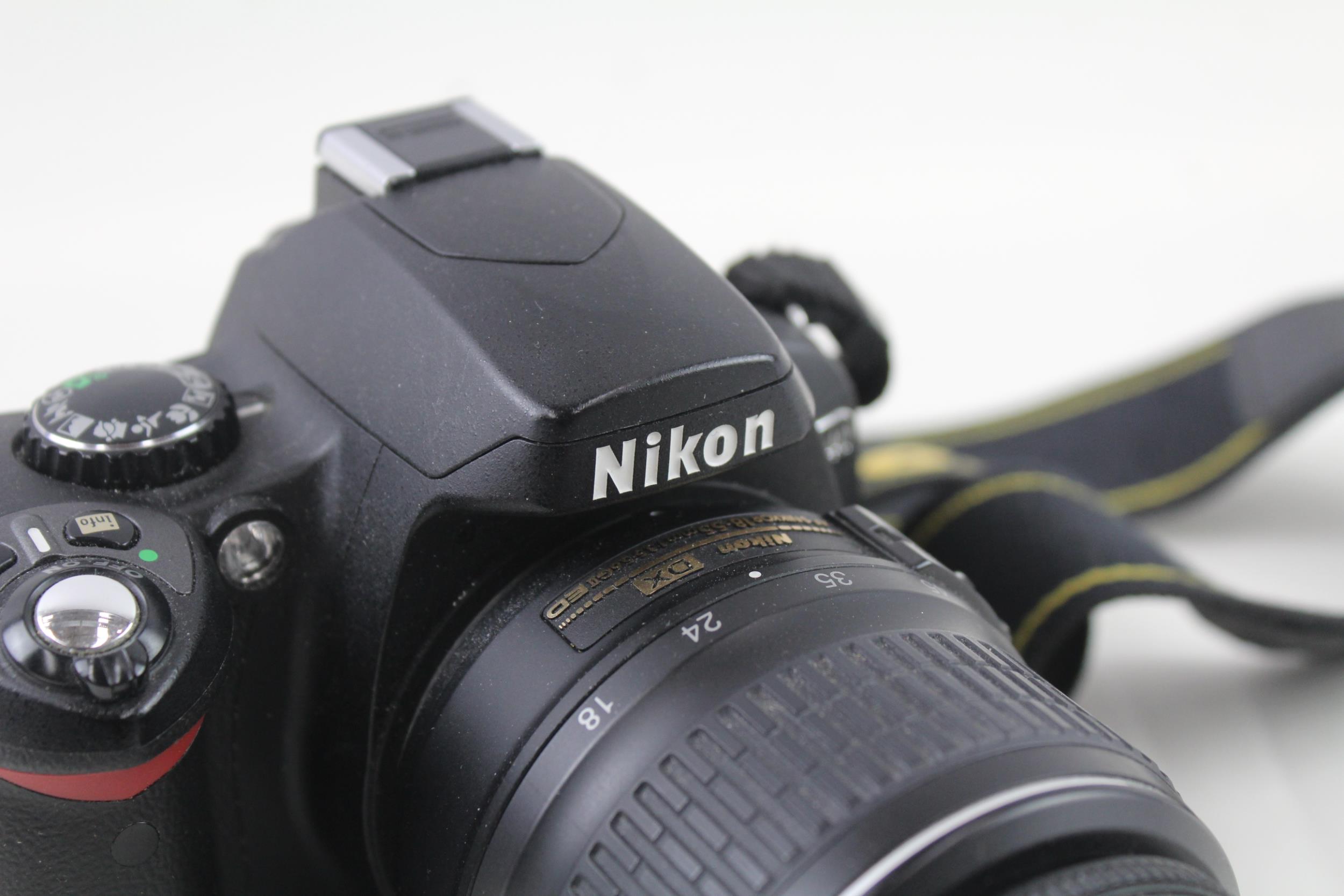 Nikon D40 DSLR Digital Camera Working w/ Nikon AF Nikkor 18-55mm F/3.5-5.6 - Nikon D40 DSLR - Image 3 of 7