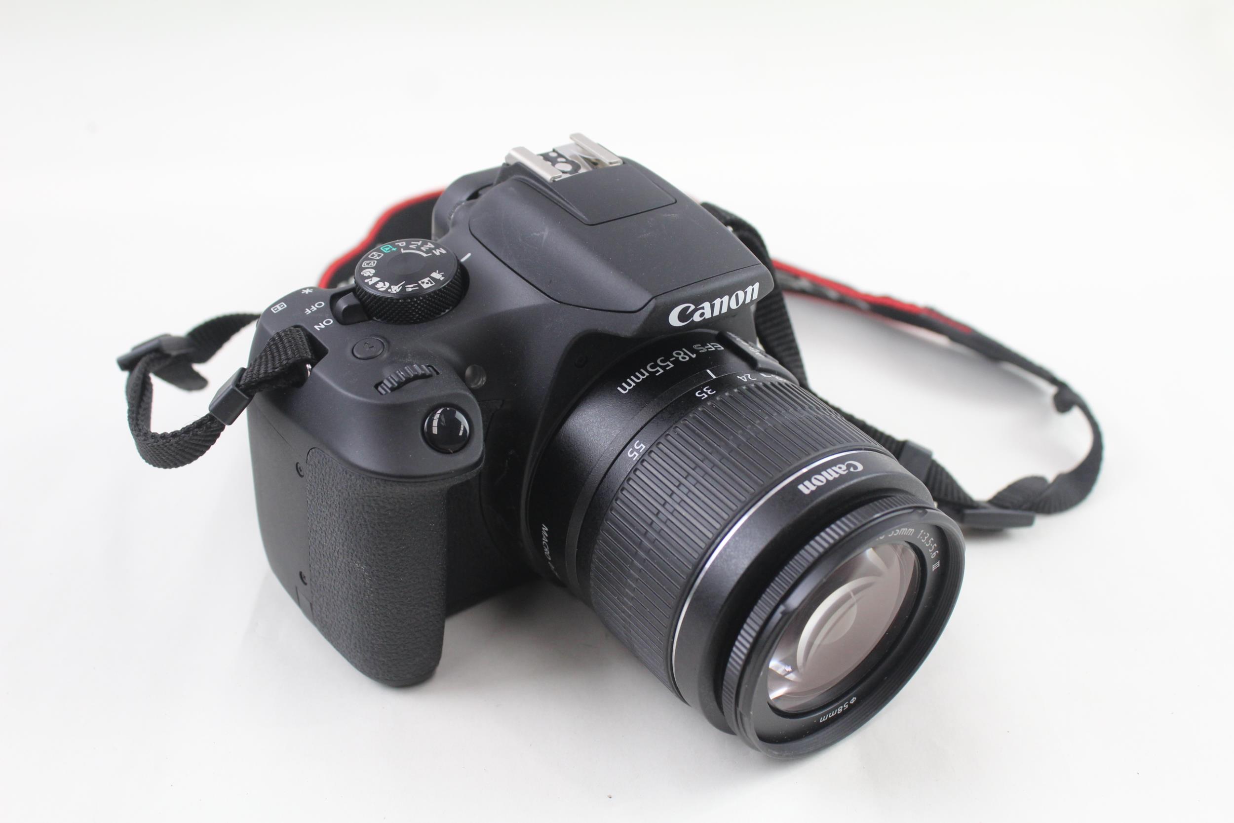 Canon EOS 1300D DSLR Digital Camera Working w/ Canon EF-S 18-55mm F/3.5-5.6 III - Canon EOS 1300D