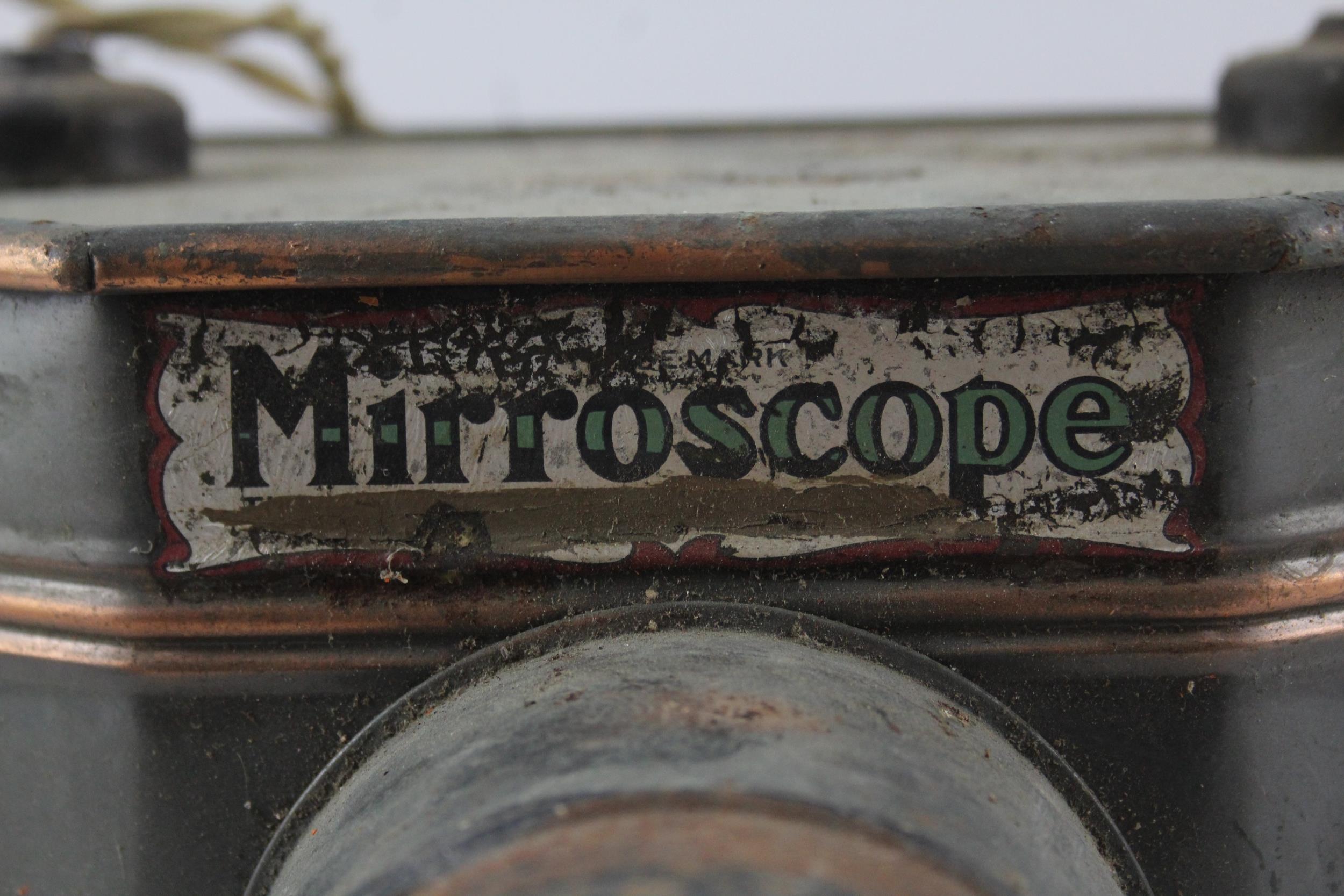 Antique Mirrorscope Projector 1911 - Antique Mirrorscope Projector 1911 No Latch On Back Bulb - Image 2 of 4
