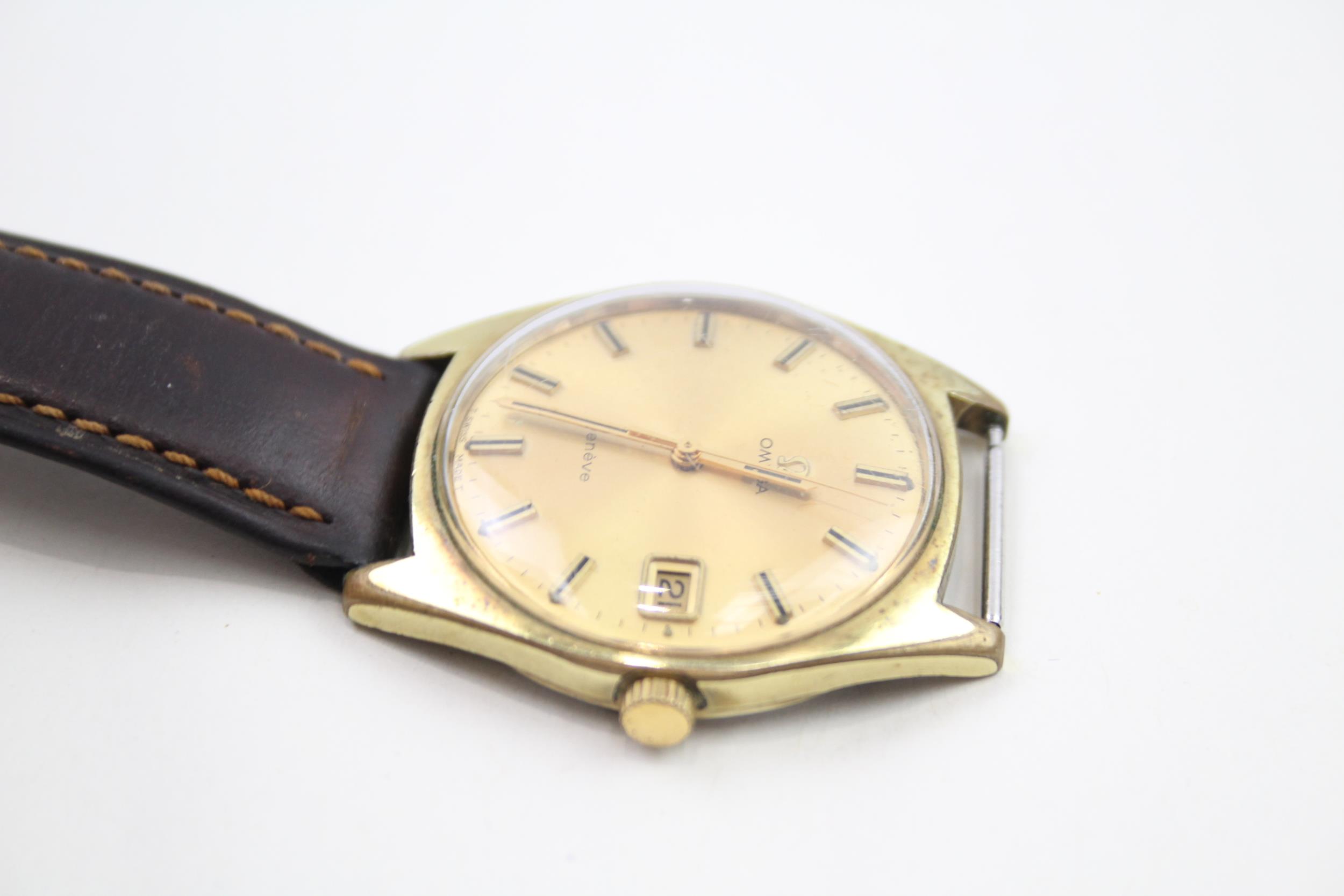 Omega Geneve Gold Tone WRISTWATCH Hand-Wind WORKING - Omega Geneve Gold Tone WRISTWATCH Movement - - Image 4 of 6