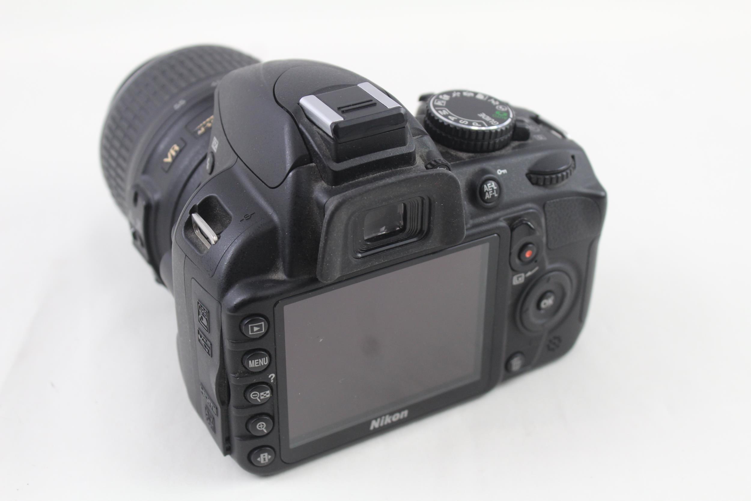 Nikon D3100 DSLR Digital Camera Working w/ Nikon AF Nikkor 18-55mm F/3.5-5.6 G - Nikon D3100 DSLR - Image 5 of 7