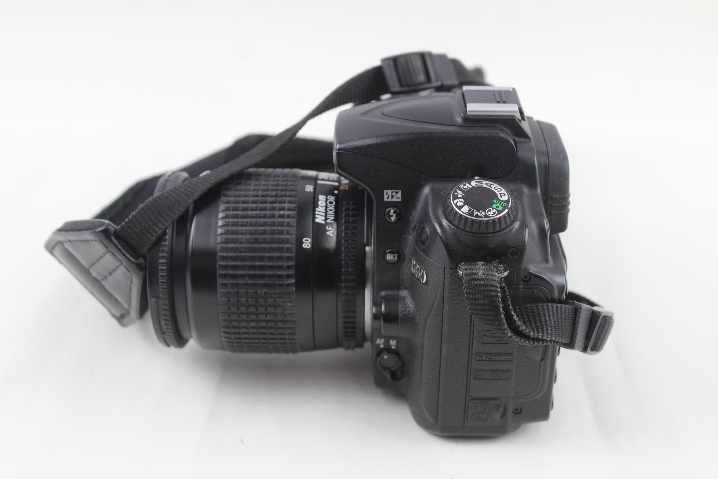Nikon D90 DSLR Digital Camera Working w/ Nikon AF Nikkor 28-80mm F/3.5-5.6 - Nikon D90 DSLR - Image 5 of 8