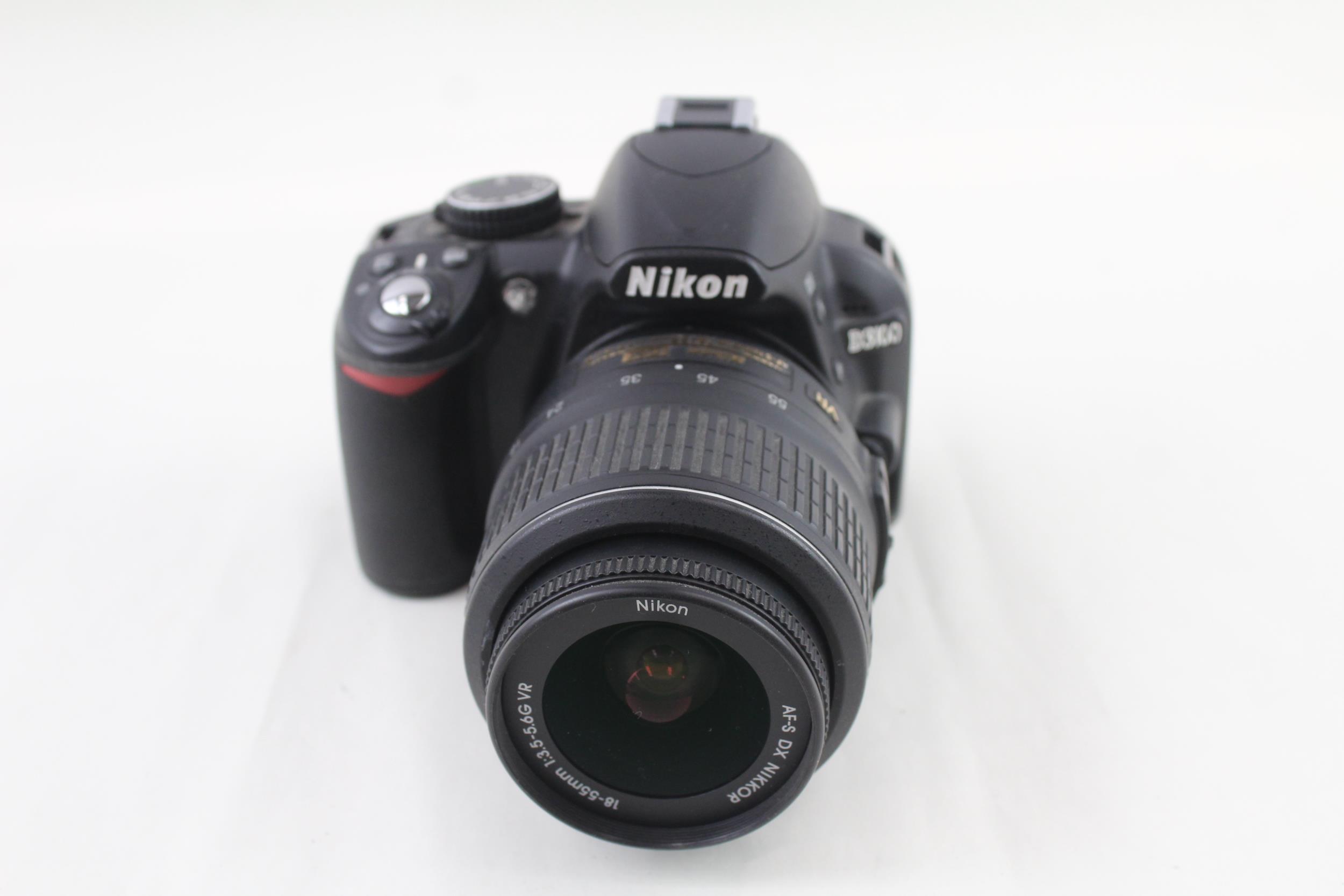 Nikon D3100 DSLR Digital Camera Working w/ Nikon AF Nikkor 18-55mm F/3.5-5.6 G - Nikon D3100 DSLR - Image 2 of 7