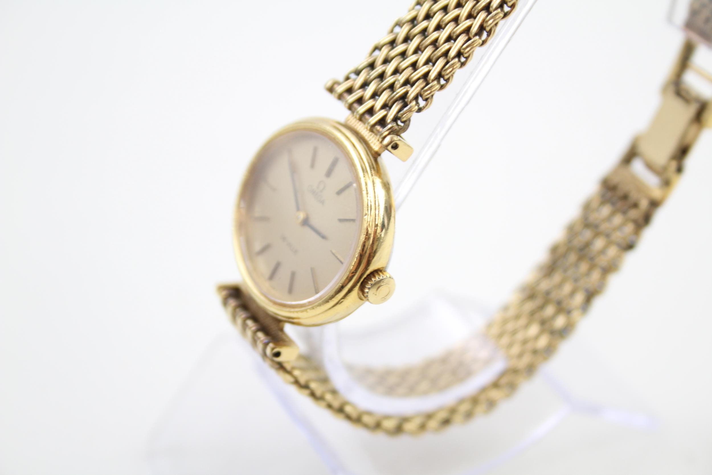 Women's Omega De Ville Gold Tone WRISTWATCH Hand-Wind WORKING - Women's Omega De Ville Gold Tone - Image 3 of 6