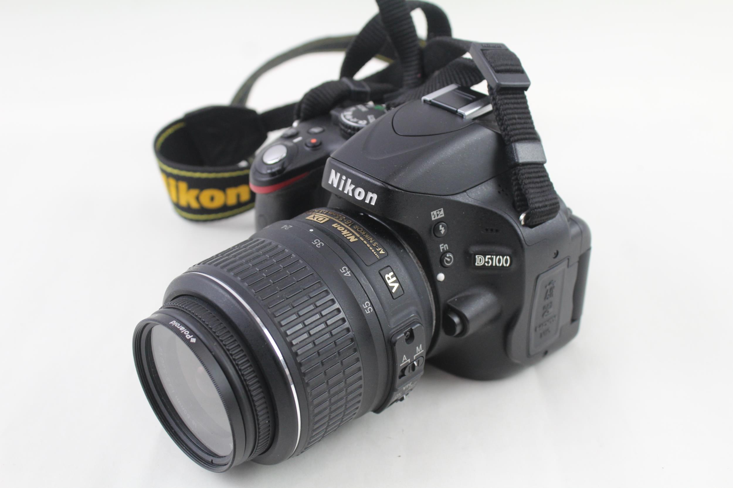 Nikon D5100 DSLR Digital Camera Working w/ Nikon AF Nikkor 18-55mm - Nikon D5100 DSLR Digital Camera - Image 3 of 6