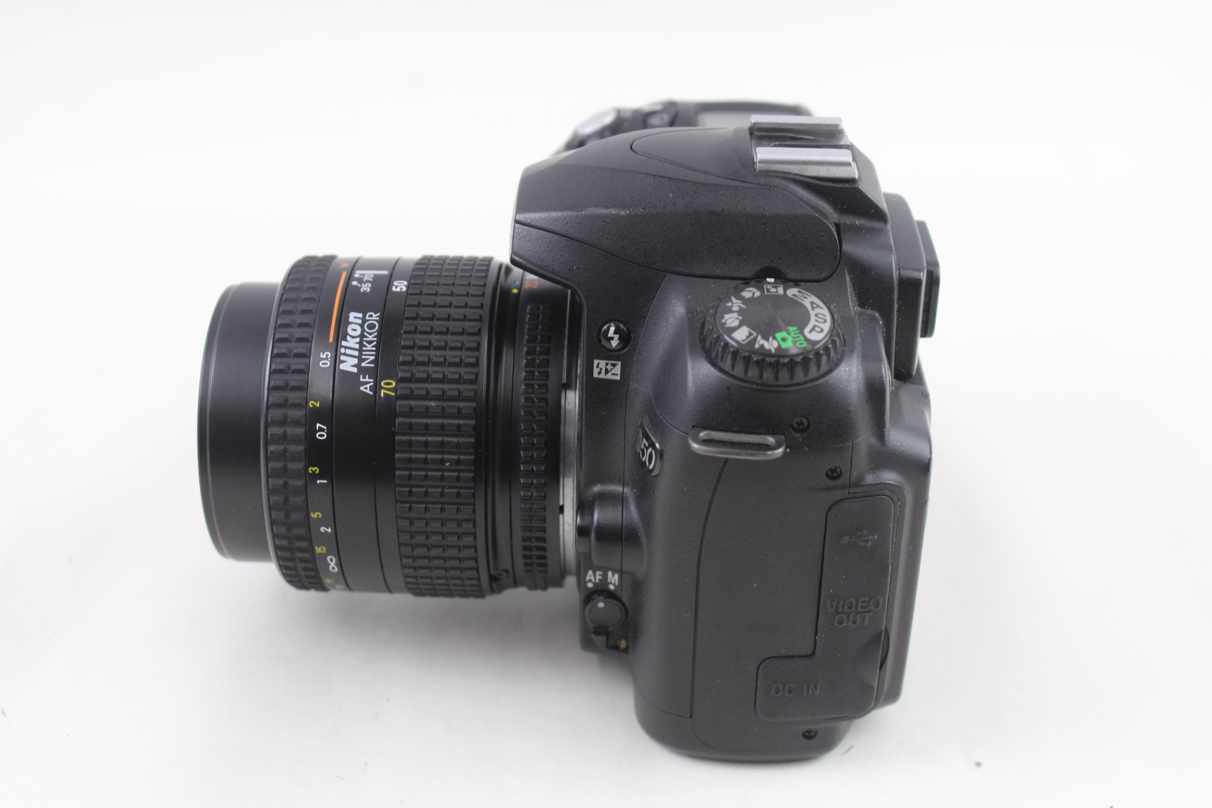 Nikon D50 DSLR Digital Camera Working w/ Nikon AF Nikkor 35-70mm F/3.3-4.5 - Nikon D50 DSLR - Image 5 of 7