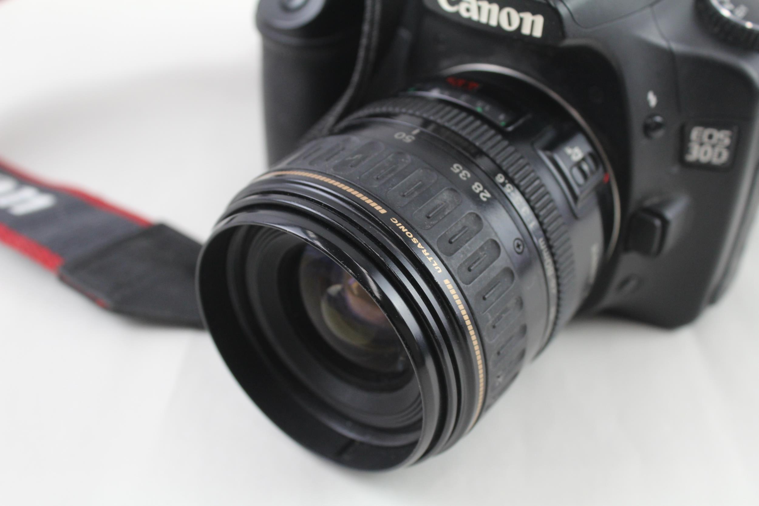Canon EOS 30D DSLR Digital Camera Working w/ Canon EF 28-80mm F/3.5-5.6 - Canon EOS 30D DSLR Digital - Image 7 of 8
