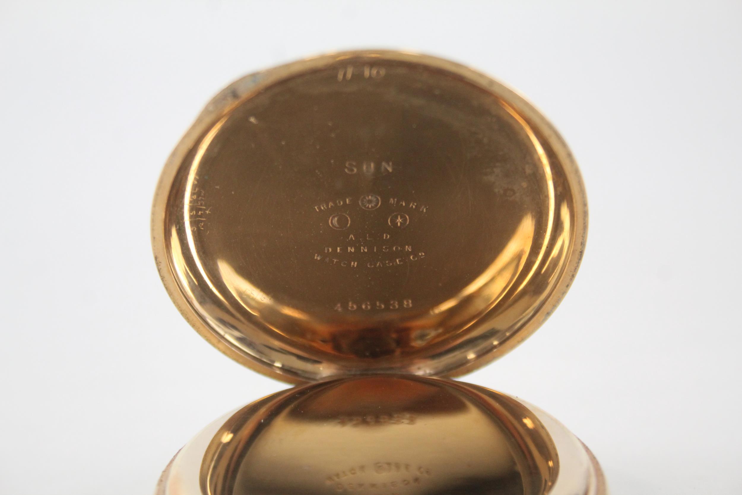 WALTHAM Gents Rolled Gold Open Face Pocket Watch Hand-wind WORKING - WALTHAM Gents Rolled Gold - Image 5 of 5