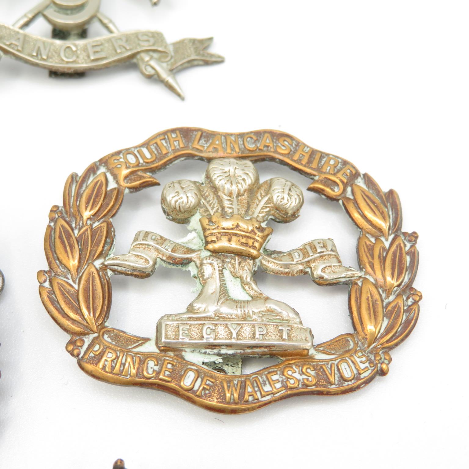 15x Military cap badges including Canadian and South Lancs etc. - - Image 4 of 15