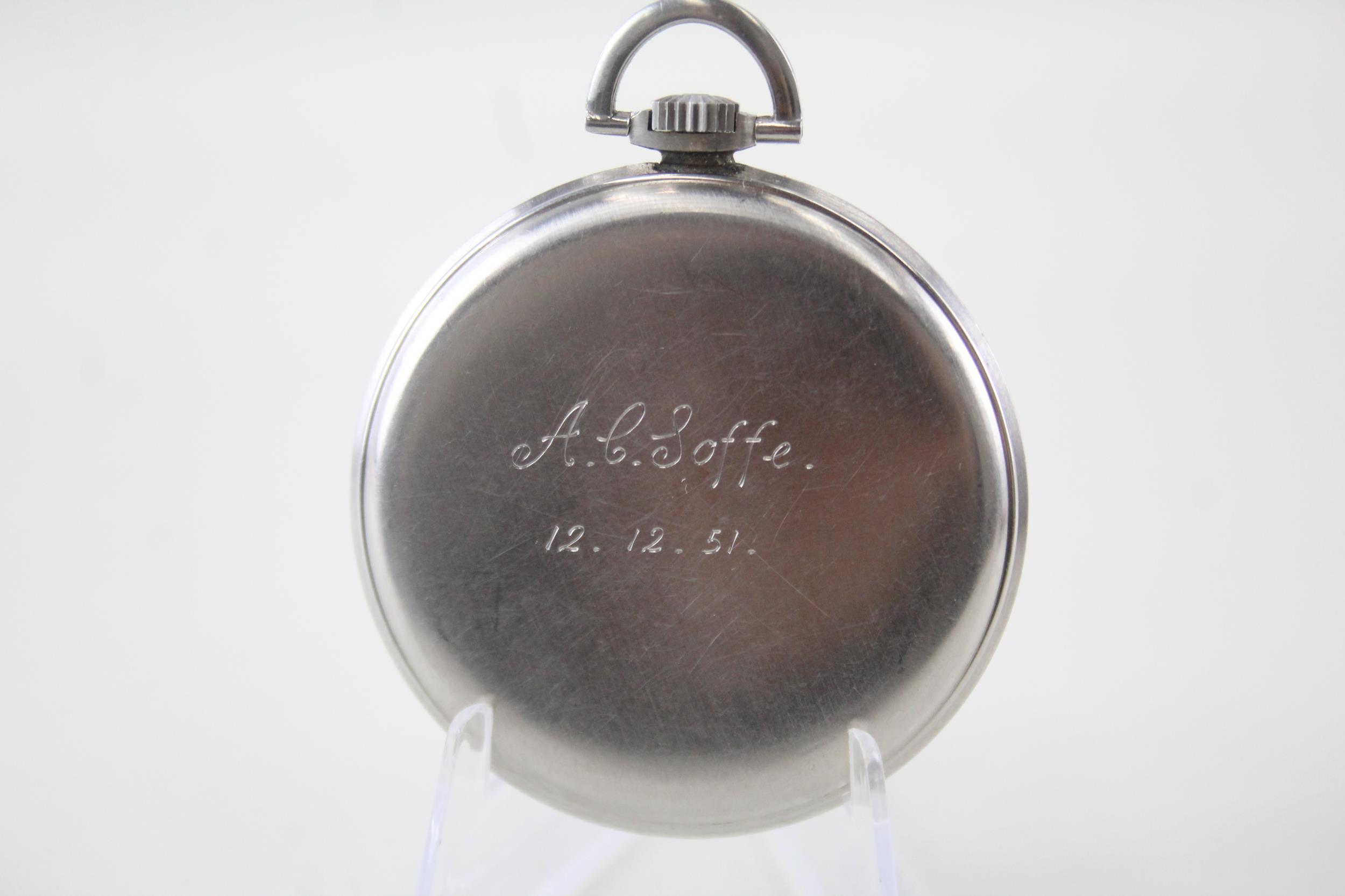 LONGINES Gents Vintage Open Face Pocket Watch Hand-wind WORKING Boxed - LONGINES Gents Vintage - Image 3 of 4