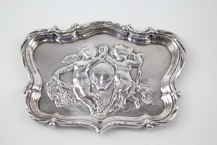 Edwardian Hallmarked 1902 London Sterling Silver Cherub Pin / Trinket Dish (55g) - Maker -