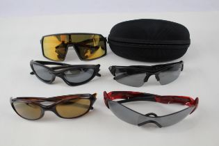 Collection of Design Oakley's Sunglasses - Items are in previously owned condition Signs of age &