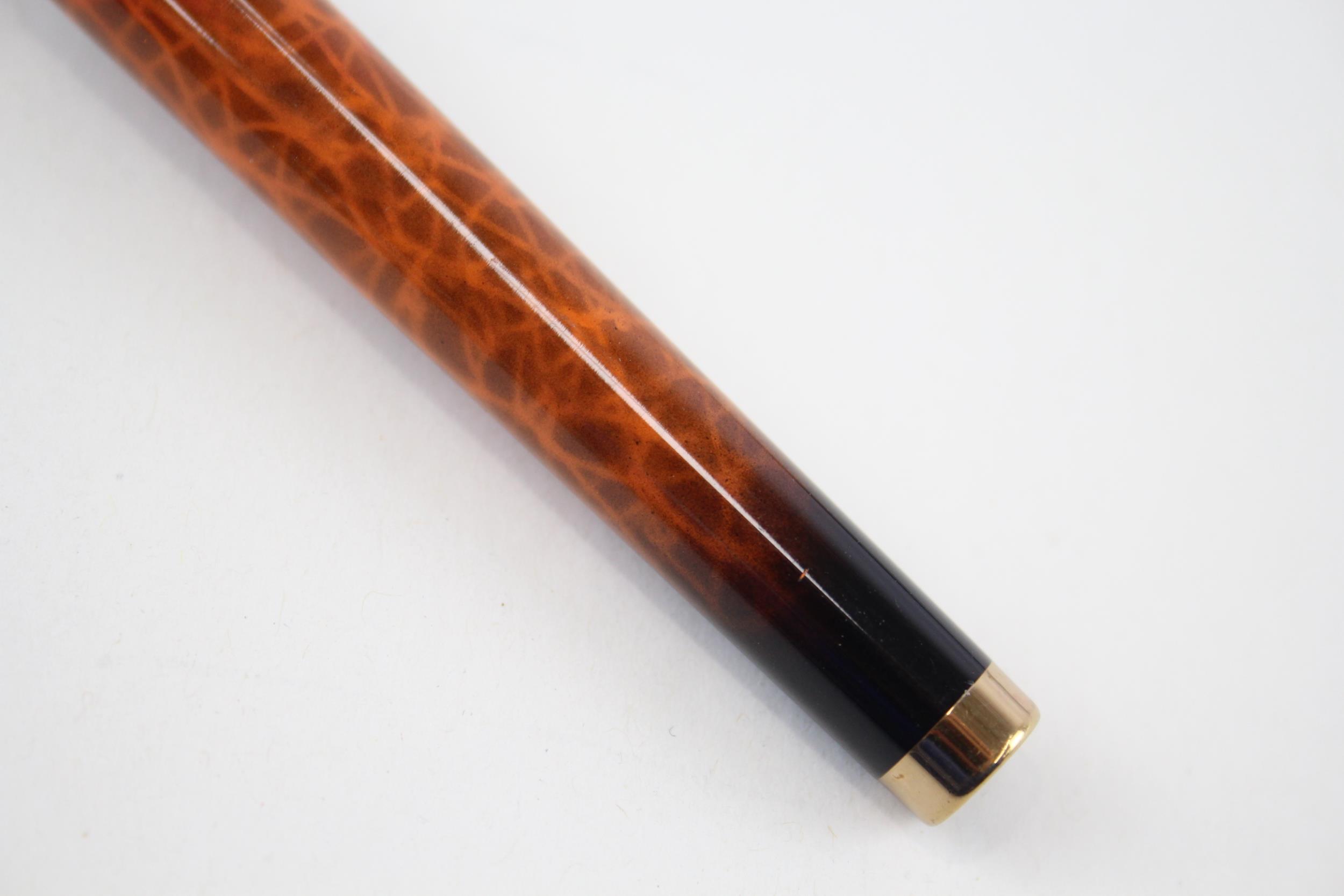 Vintage SHEAFFER Targa Orange Lacquer Fountain Pen w/ 14ct Gold Nib WRITING - Dip Tested & WRITING - Image 4 of 4