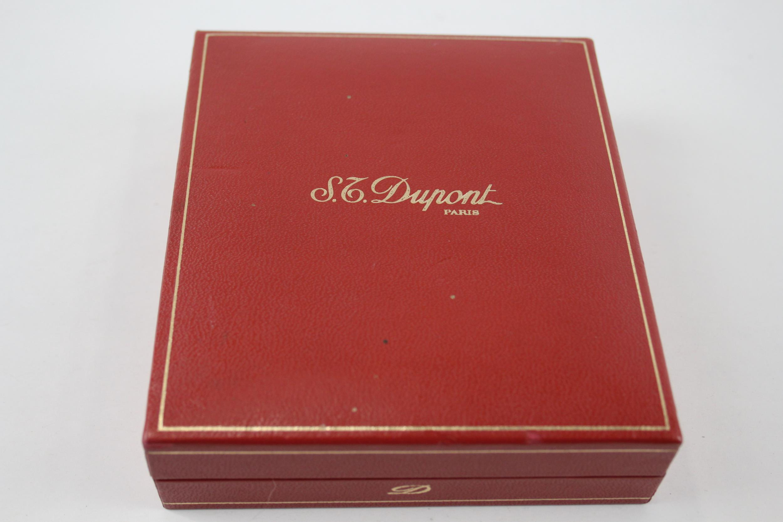 Vintage S.T DUPONT Paris Gold Plated Cigarette Lighter Boxed - 5JLJ41 - UNTESTED In previously owned - Image 5 of 5