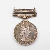 ERII CSM Northern Ireland medal named 24202639 Dvr. MT Smith RCT -