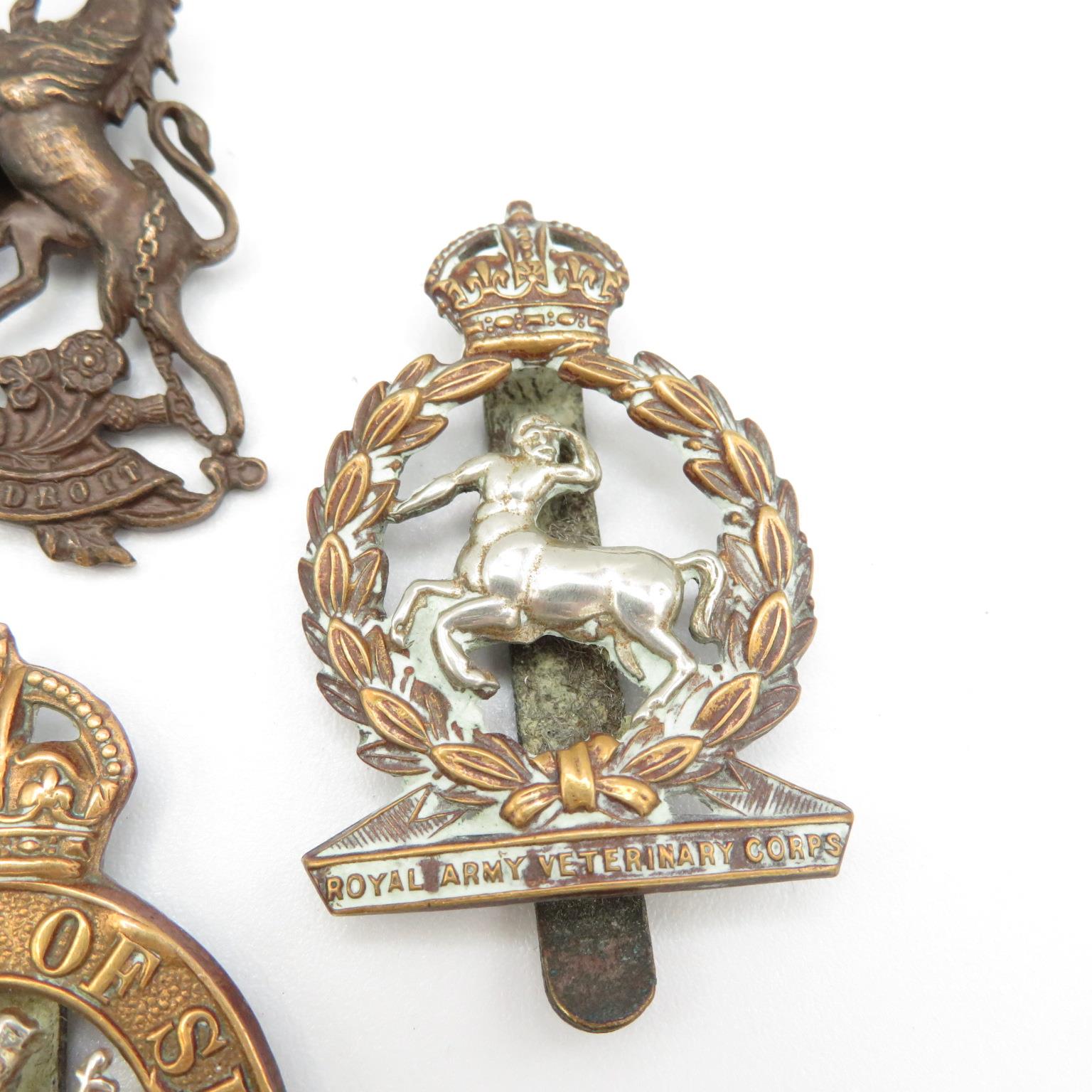 15x Military cap badges including Canadian and South Lancs etc. - - Image 9 of 15