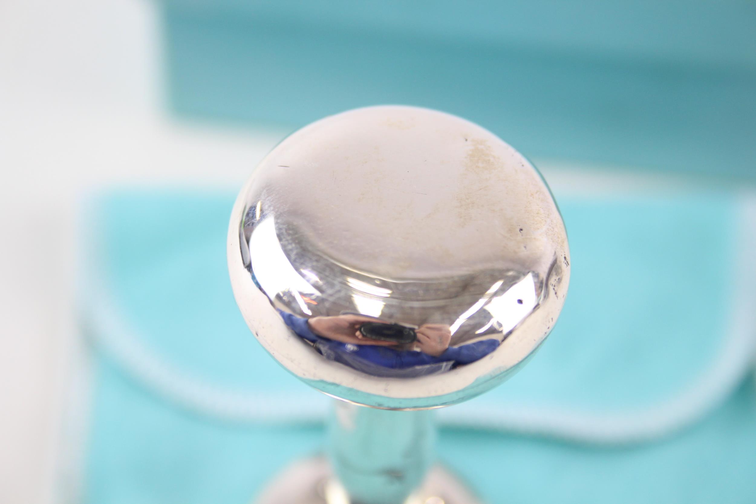 Vintage TIFFANY & CO. Stamped .925 Sterling Silver Plain Baby Rattle Boxed (27g) - Length - 7.2cm In - Image 5 of 6