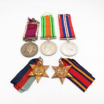 WWII Burma Star LSGC medal group - LSGC named 1031175 BQM Sgt. EG Palmer RA -