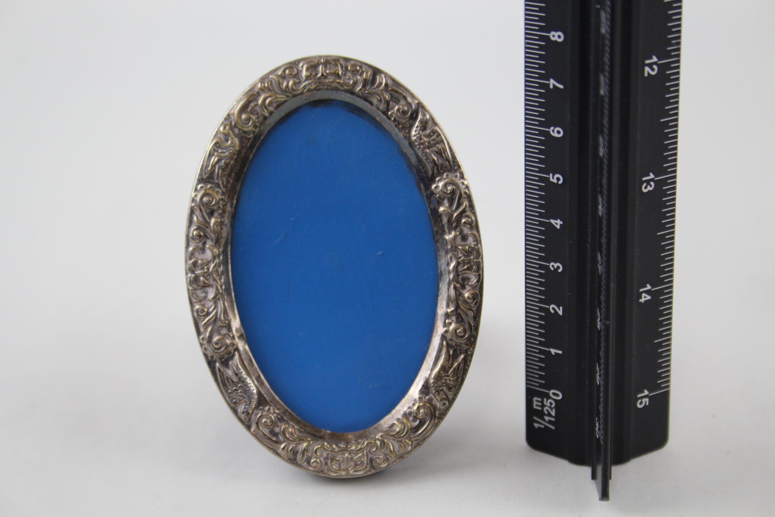 5 x Vintage HM .925 Sterling Silver Miniature / Small Photograph Frames (63g) - In vintage condition - Image 7 of 7