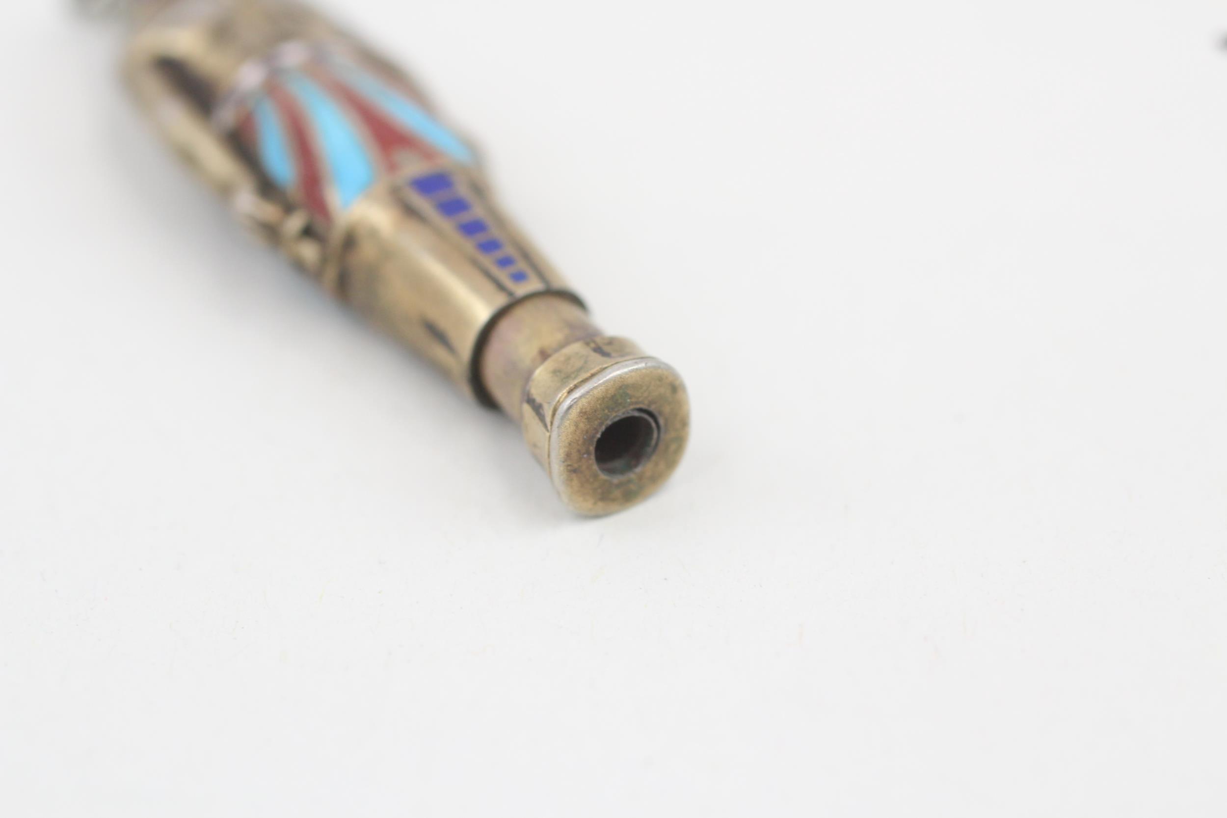 Silver Egyptian revival mechanical pencil (as found) (12g) - Image 5 of 6