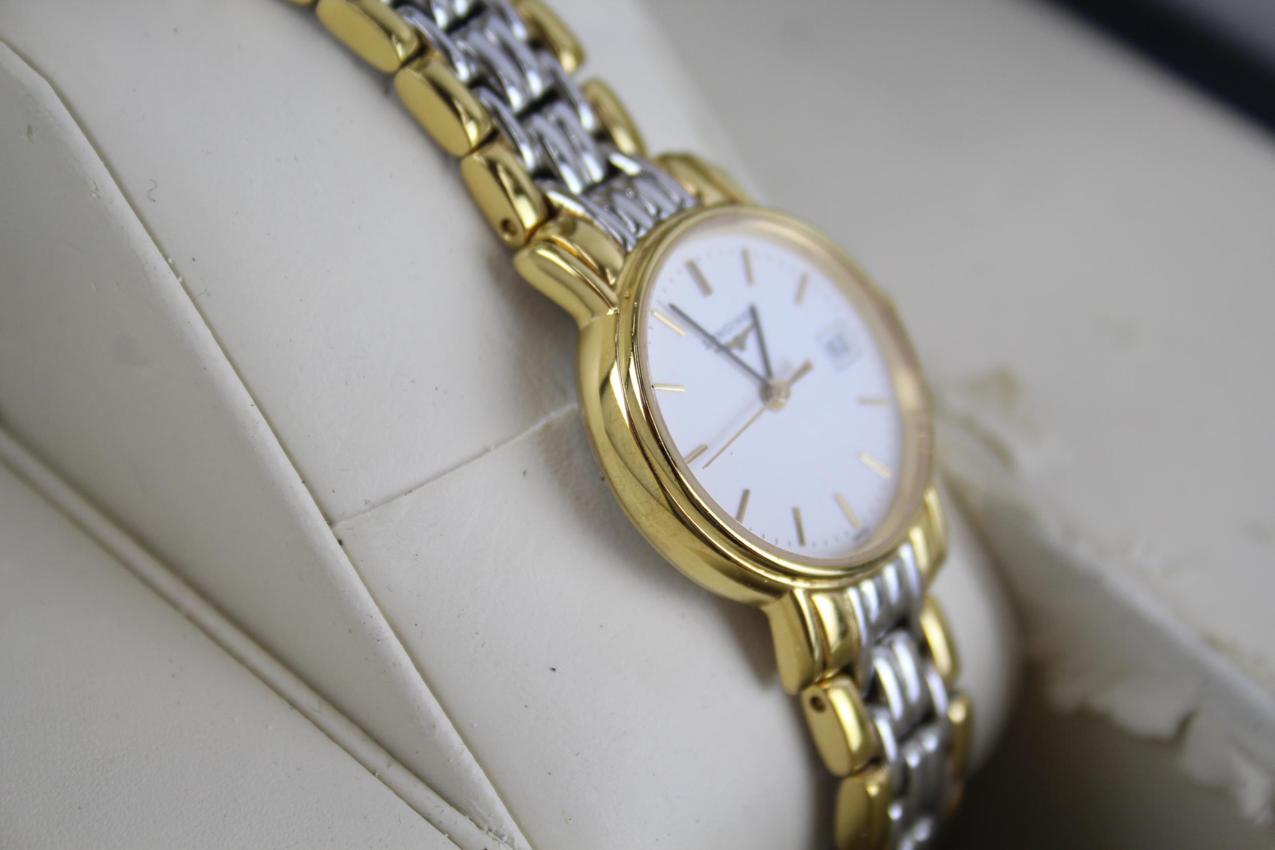 LONGINES Ladies Two Tone WRISTWATCH Quartz WORKING Boxed - LONGINES Ladies Two Tone WRISTWATCH - Image 4 of 4