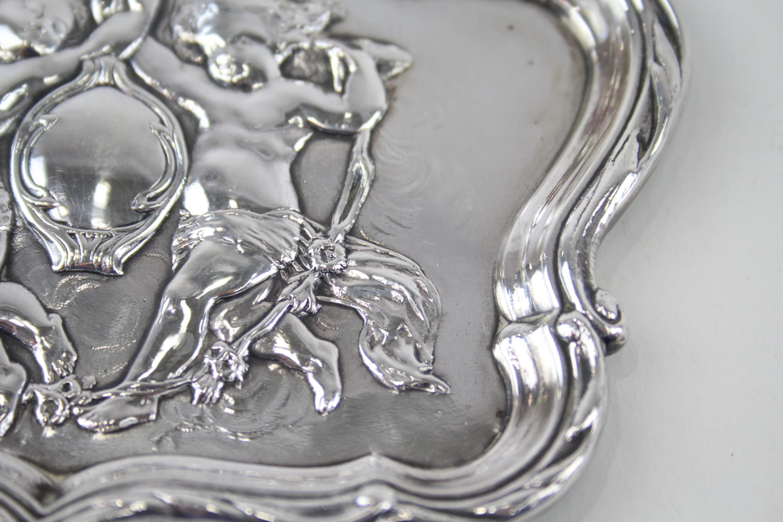 Edwardian Hallmarked 1902 London Sterling Silver Cherub Pin / Trinket Dish (55g) - Maker - - Image 5 of 8