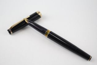 Vintage MONTBLANC Meisterstuck No.12 Black Fountain Pen w/ 14ct Nib WRITING - Dip Tested & WRITING