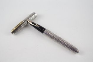 Vintage SHEAFFER Imperial .925 Sterling Silver Fountain Pen 14ct Nib WRITING - Dip Tested &