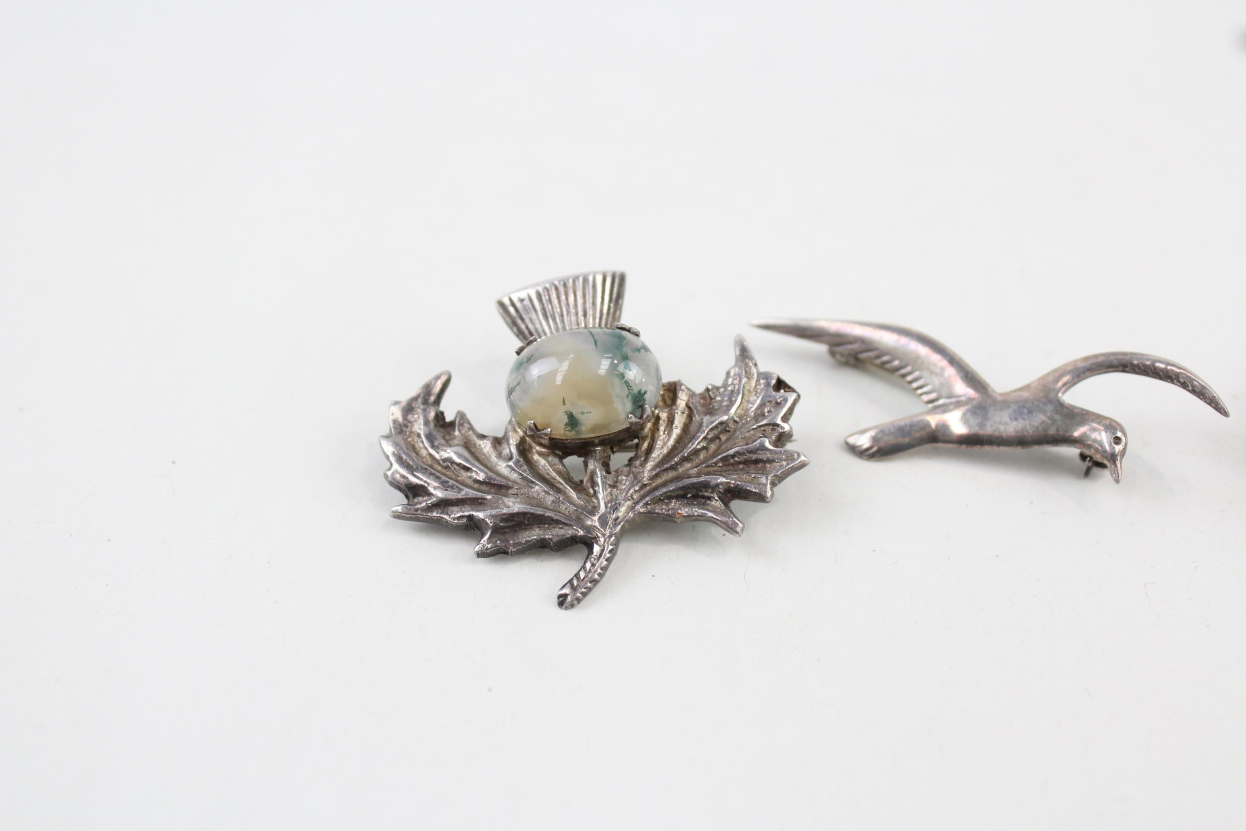 Three silver Scottish brooches including Ola Gorie (29g) - Image 2 of 6