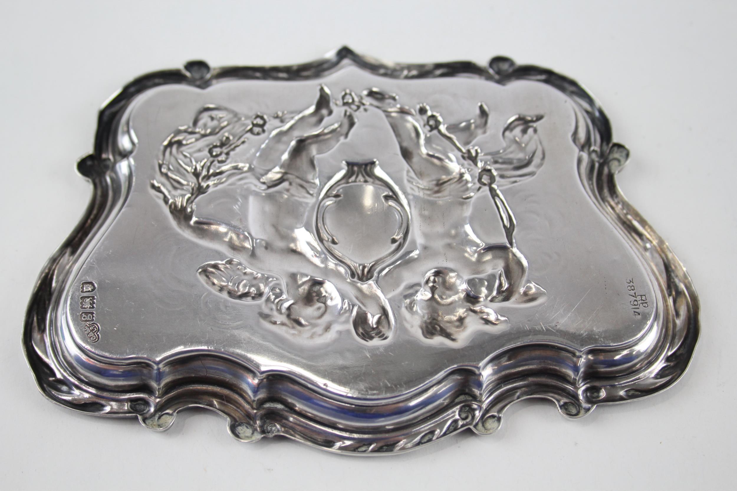 Edwardian Hallmarked 1902 London Sterling Silver Cherub Pin / Trinket Dish (55g) - Maker - - Image 6 of 8