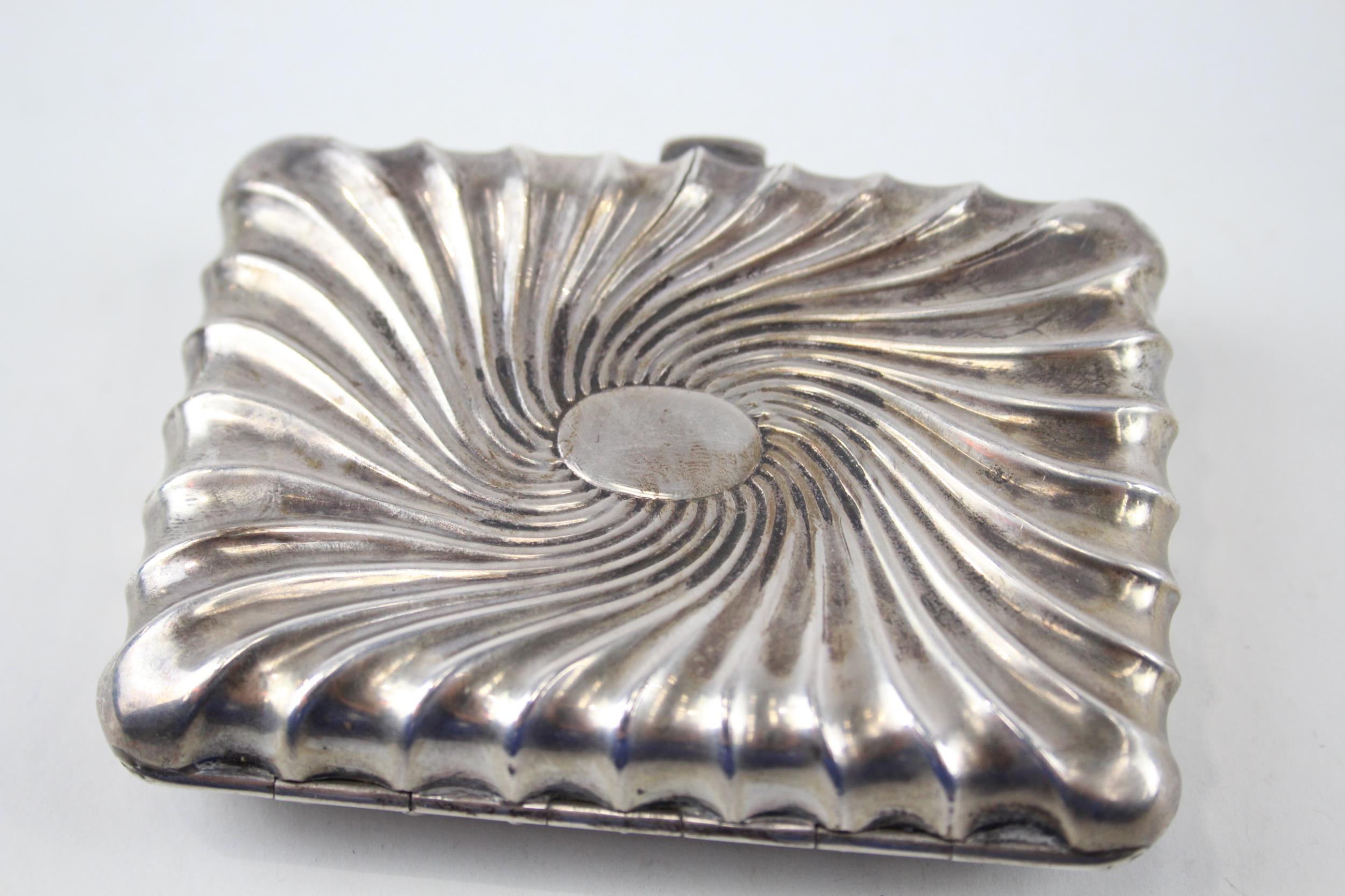 Antique Victorian 1890 Birmingham Sterling Silver Single Sovereign Case (55g) - Maker - Colen - Image 3 of 4