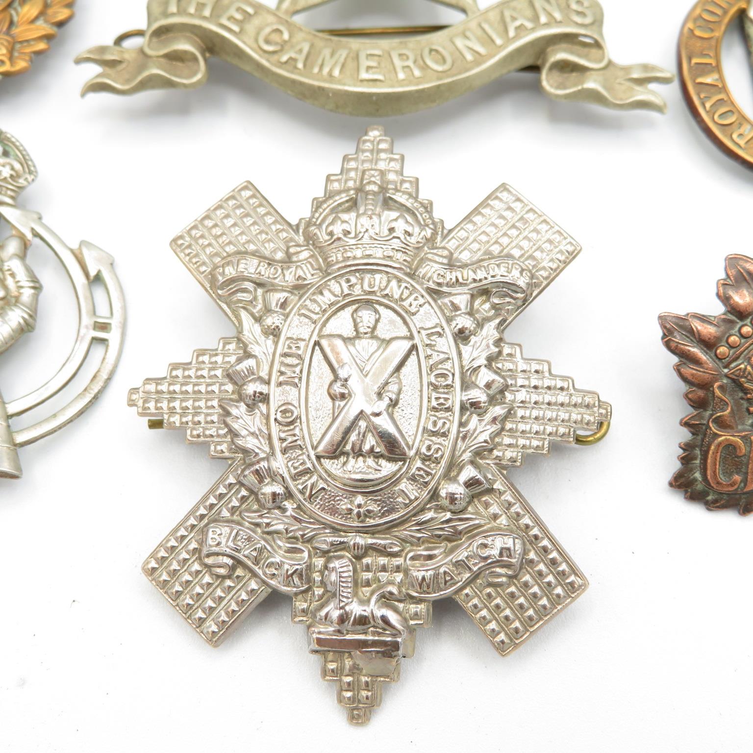 15x Military cap badges including Canadian and South Lancs etc. - - Image 14 of 15