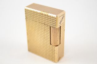 S.T DUPONT Paris Gold Plated Cigarette Lighter - J4RN15 (91g) - UNTESTED In previously owned